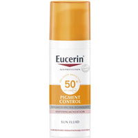 Eucerin Sun Fluid Pigment Control Organic Chemical Sunscreen SPF50+ -50ml