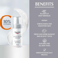 Hyaluron luron ron Filler 10% Vitamin C Booster Serum- 3x8ml- Eucerin