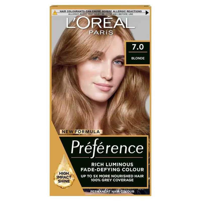 L’OREAL Paris preference Rich luminous fade defying colour - 7.0 BLONDE