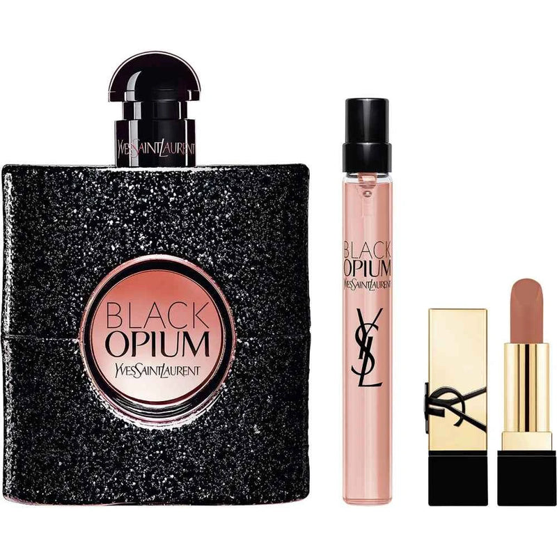 Yves Saint Laurent Black Opium Eau De Parfum Gift Set 90ml