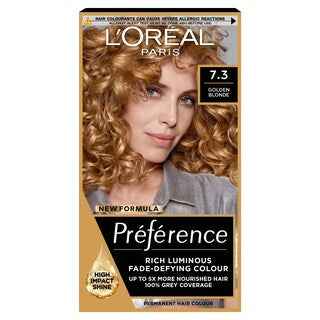 L’OREAL Paris preference Rich luminous fade defying colour - 7.3 GOLDEN BLONDE