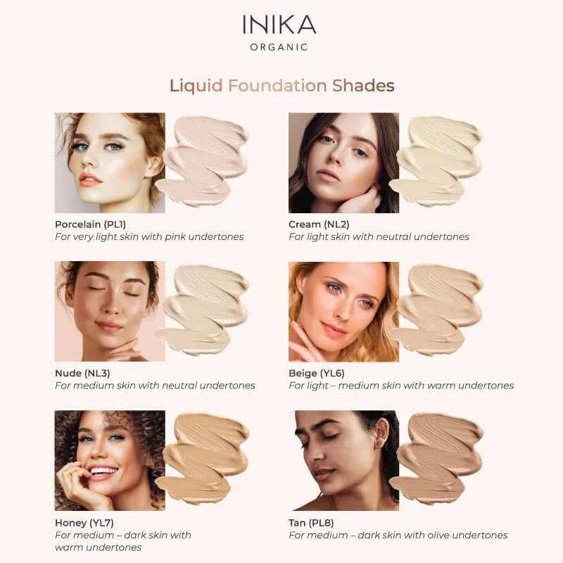 Inika Organic BB Cream Colour - Nude 30ML