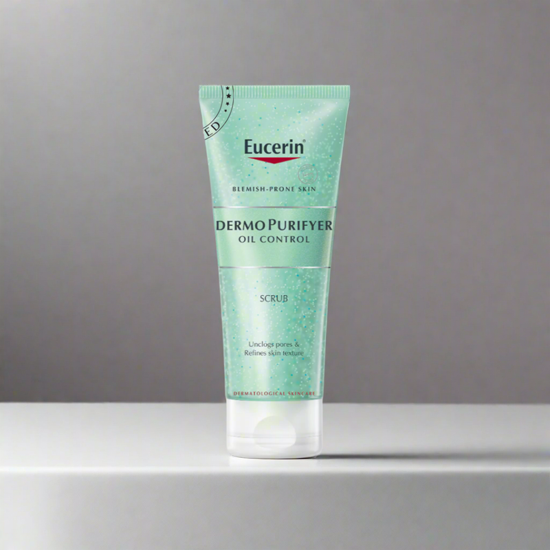 Dermopurifyer Scrub with Lactic Acid and pore-refining micro particles-100ml-Eucerin