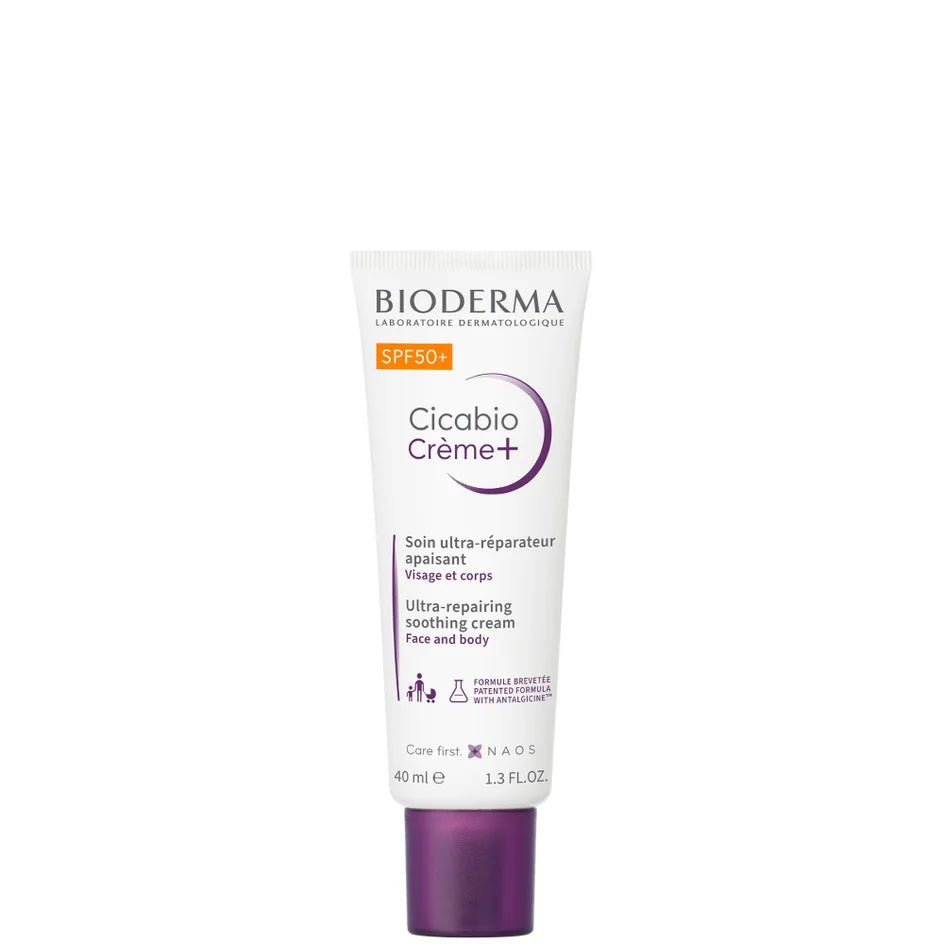 Bioderma cicabio crème+ SPF 50 ultra repairing soothing cream 40ml
