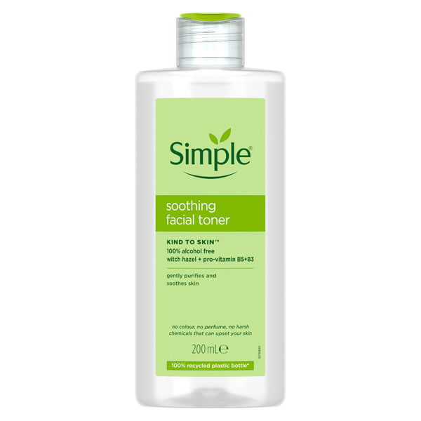 Simple soothing facial toner 200ml