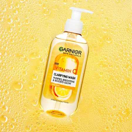 Garnier vitamin c clarifying wash 200ml